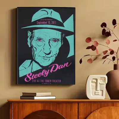 Steely Dan Rapper Band Retro Collection Wall Art