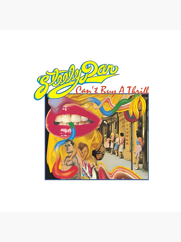 Steely Dan Band Album Can't Buy A Thrill Throw Pillow - Image 2