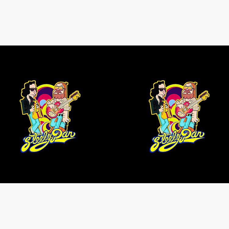 Steely Dan Retro Cartoon Rock Band Graphic Design Mug - Image 3
