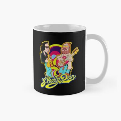 Steely Dan Retro Cartoon Rock Band Graphic Design Mug