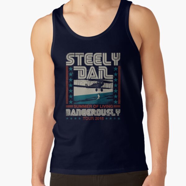 Steely Dan Summer Of Living Dangerously Tour 2018 Tank Top - Image 5