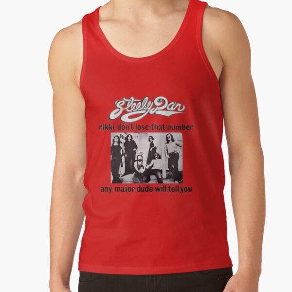 Steely Dan Rikki Dont Lose That Number Tank Top - Image 4