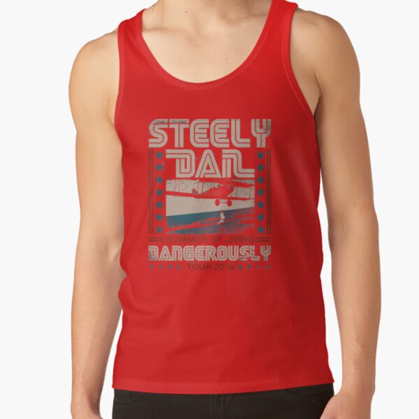Steely Dan Summer Of Living Dangerously Tour 2018 Tank Top - Image 4