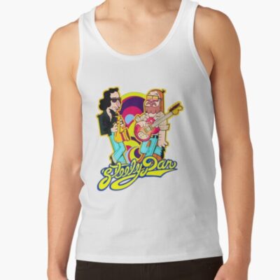 Steely Dan Cartoon Rock Band Graphic Design Tank Top