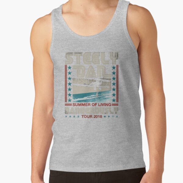 Steely Dan Summer Of Living Dangerously Tour 2018 Tank Top - Image 3