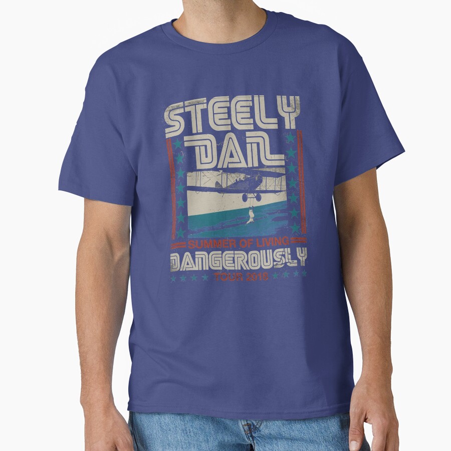 Steely Dan Summer Of Living Dangerously Tour 2018 T-shirt - Image 4