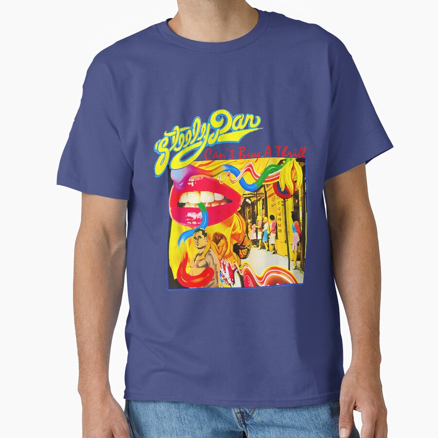 Retro Steely Distressed Arts Dan Rock T-shirt - Image 4