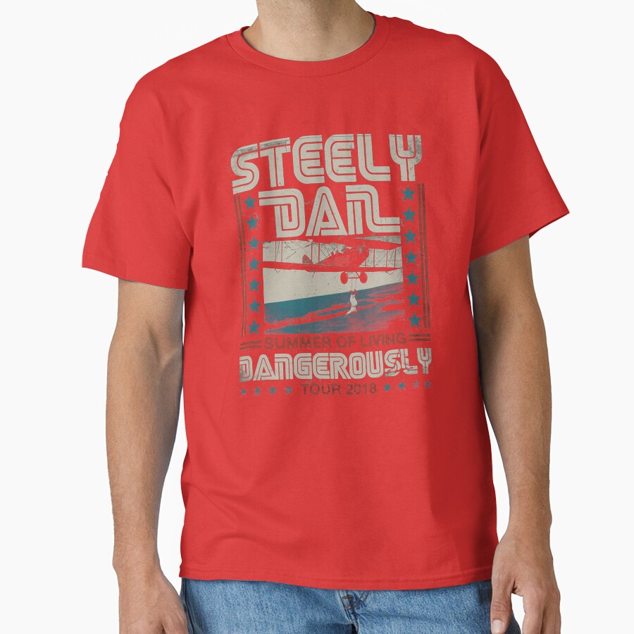 Steely Dan Summer Of Living Dangerously Tour 2018 T-shirt - Image 5