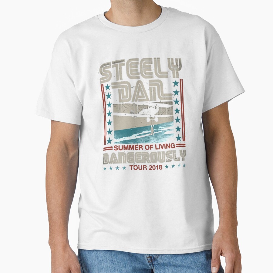 Steely Dan Summer Of Living Dangerously Tour 2018 T-shirt - Image 2
