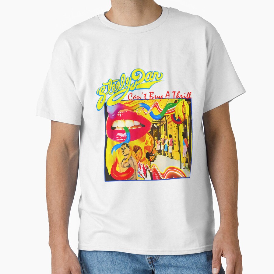 Retro Steely Distressed Arts Dan Rock T-shirt - Image 2