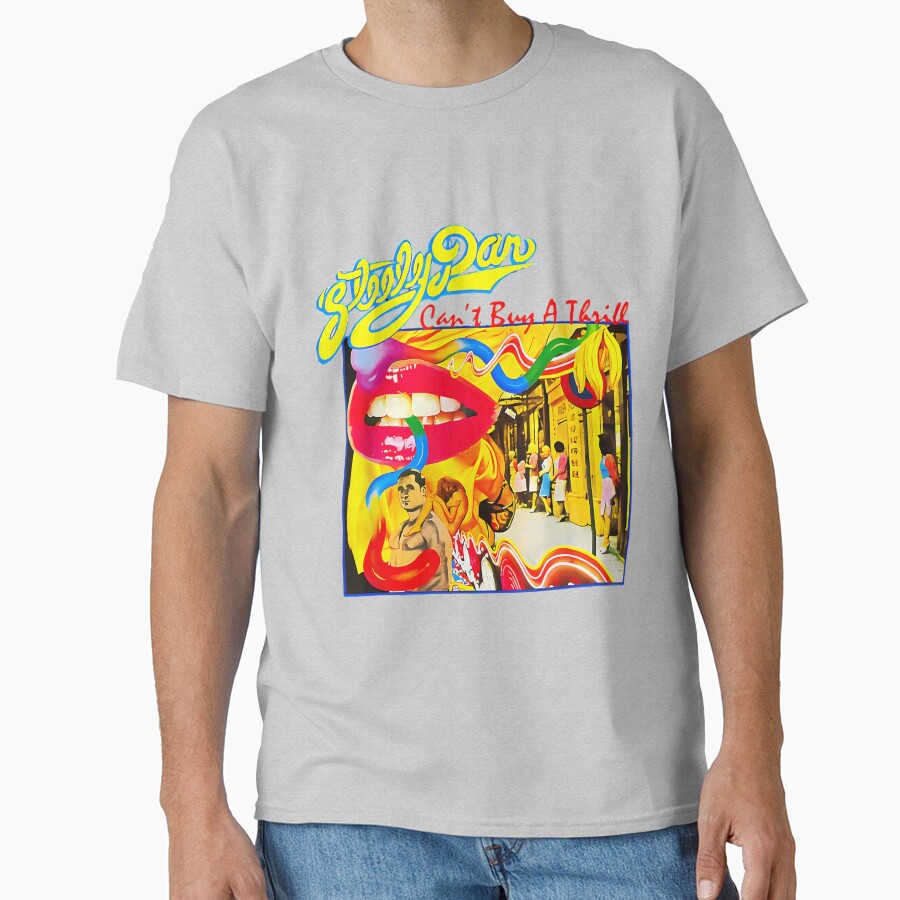 Retro Steely Distressed Arts Dan Rock T-shirt - Image 3