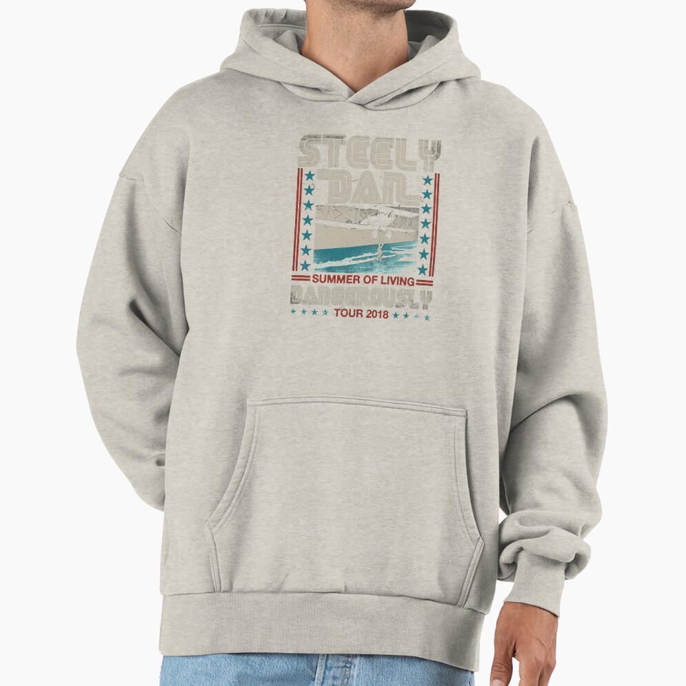 Steely Dan Summer Of Living Dangerously Tour 2018 Hoodie - Image 3