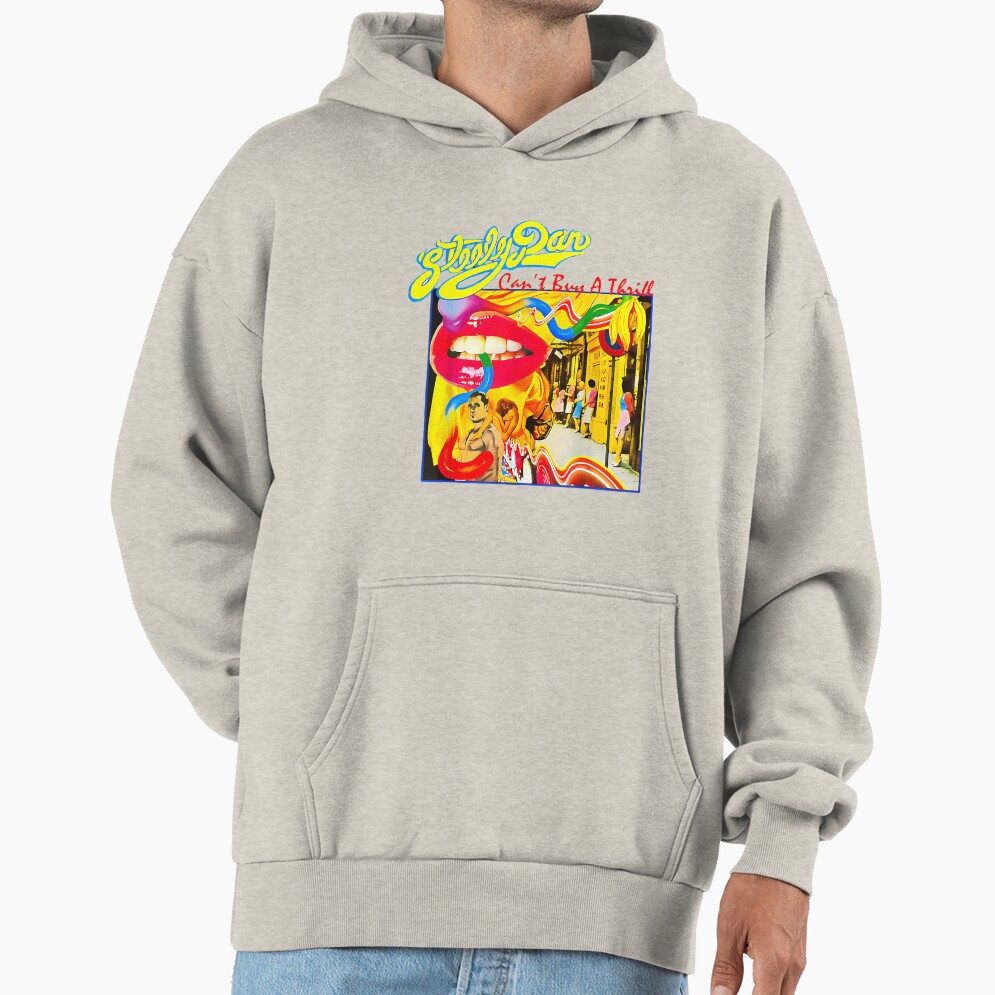 Retro Steely Distressed Arts Dan Rock Hoodie - Image 3
