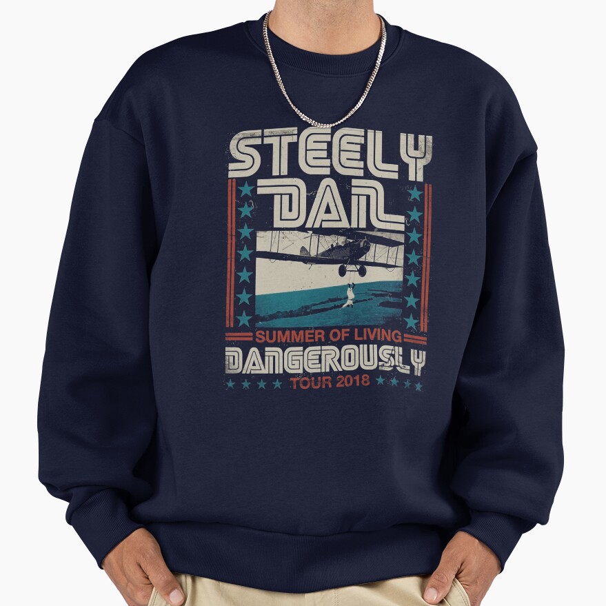 Steely Dan Summer Of Living Dangerously Tour 2018 Sweatshirt - Image 5