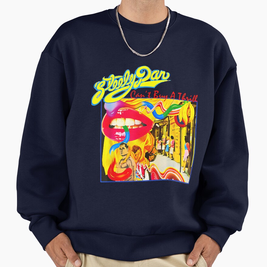 Retro Steely Distressed Arts Dan Rock Sweatshirt - Image 5