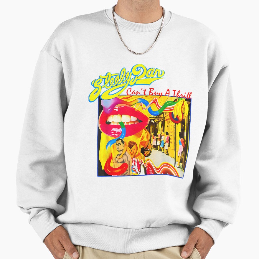 Retro Steely Distressed Arts Dan Rock Sweatshirt - Image 2