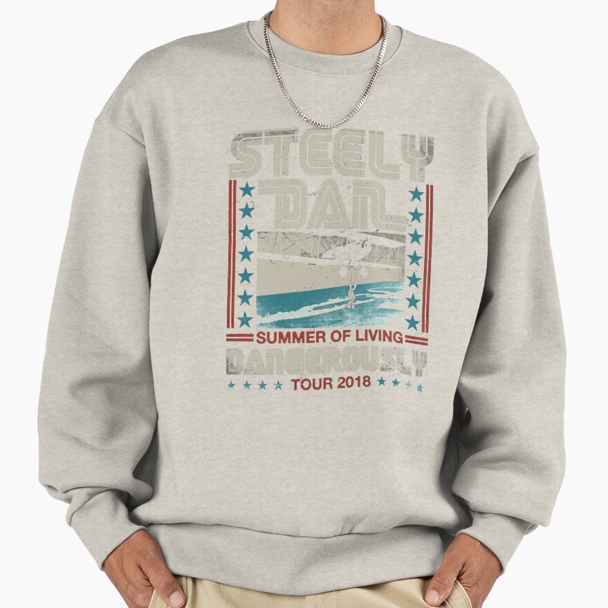 Steely Dan Summer Of Living Dangerously Tour 2018 Sweatshirt - Image 3