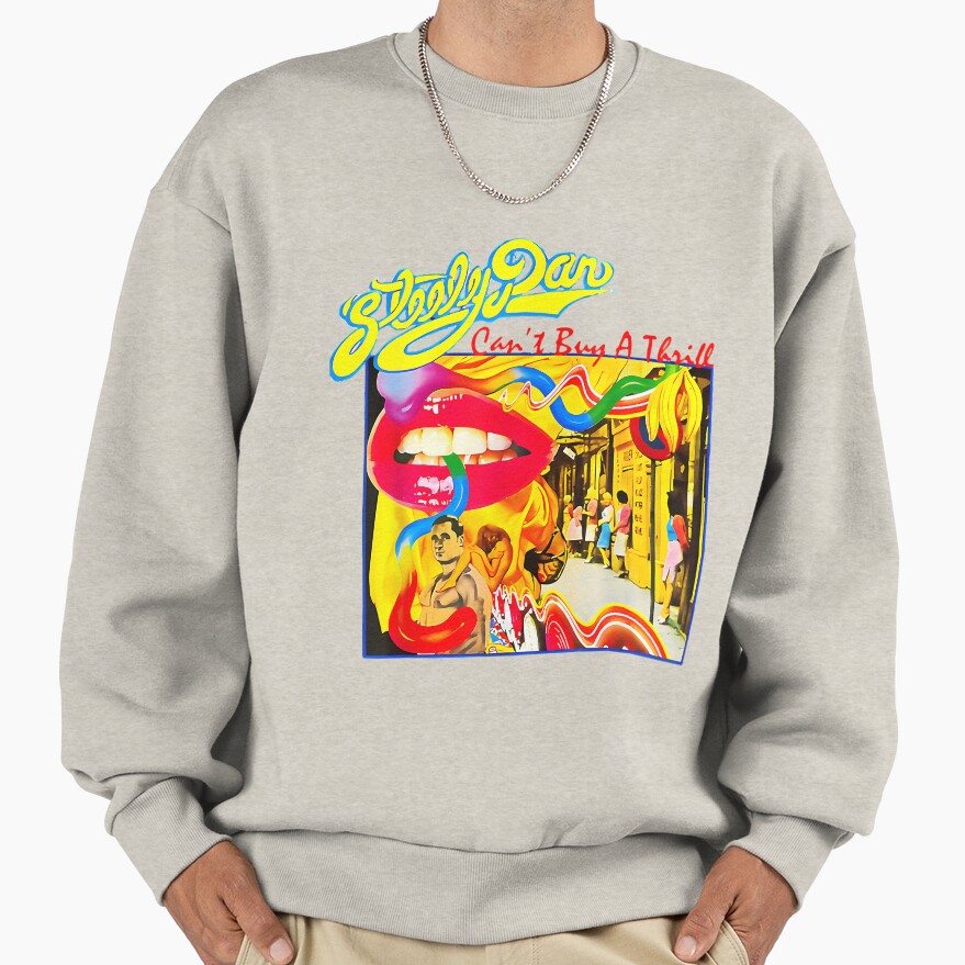 Retro Steely Distressed Arts Dan Rock Sweatshirt - Image 3