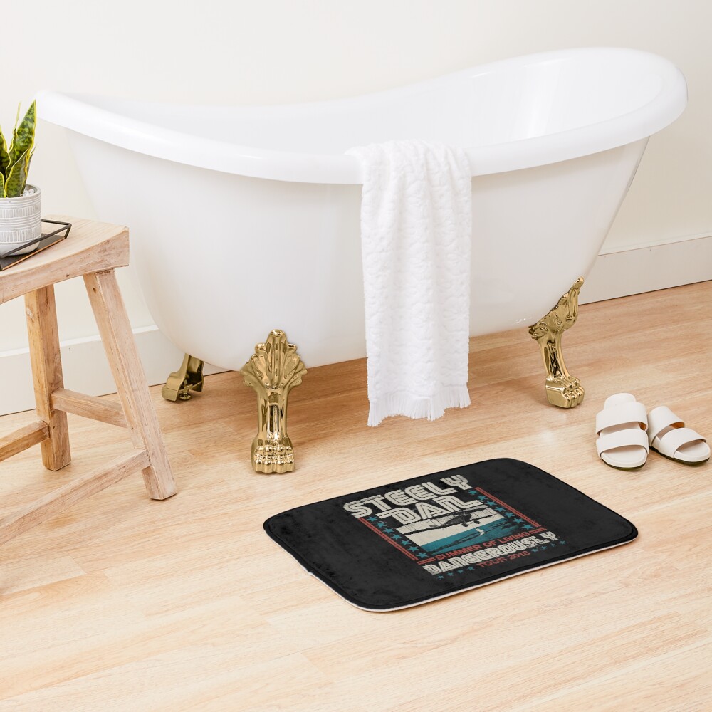 Steely Dan Summer Of Living Dangerously Tour 2018 Bath Mat - Image 2