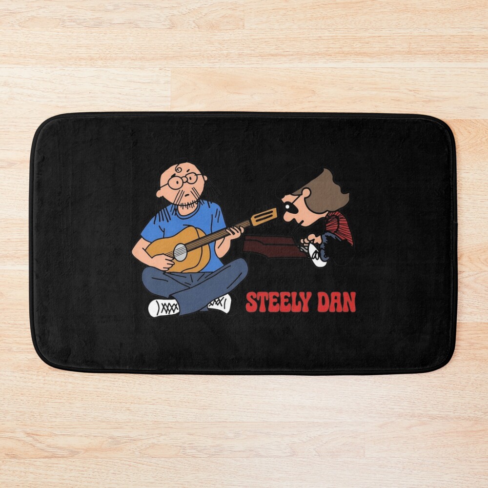 Steely Dan Cartoon Design Bath Mat