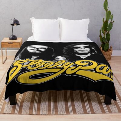 Hot Band Steely Dan Portrait Throw Blanket