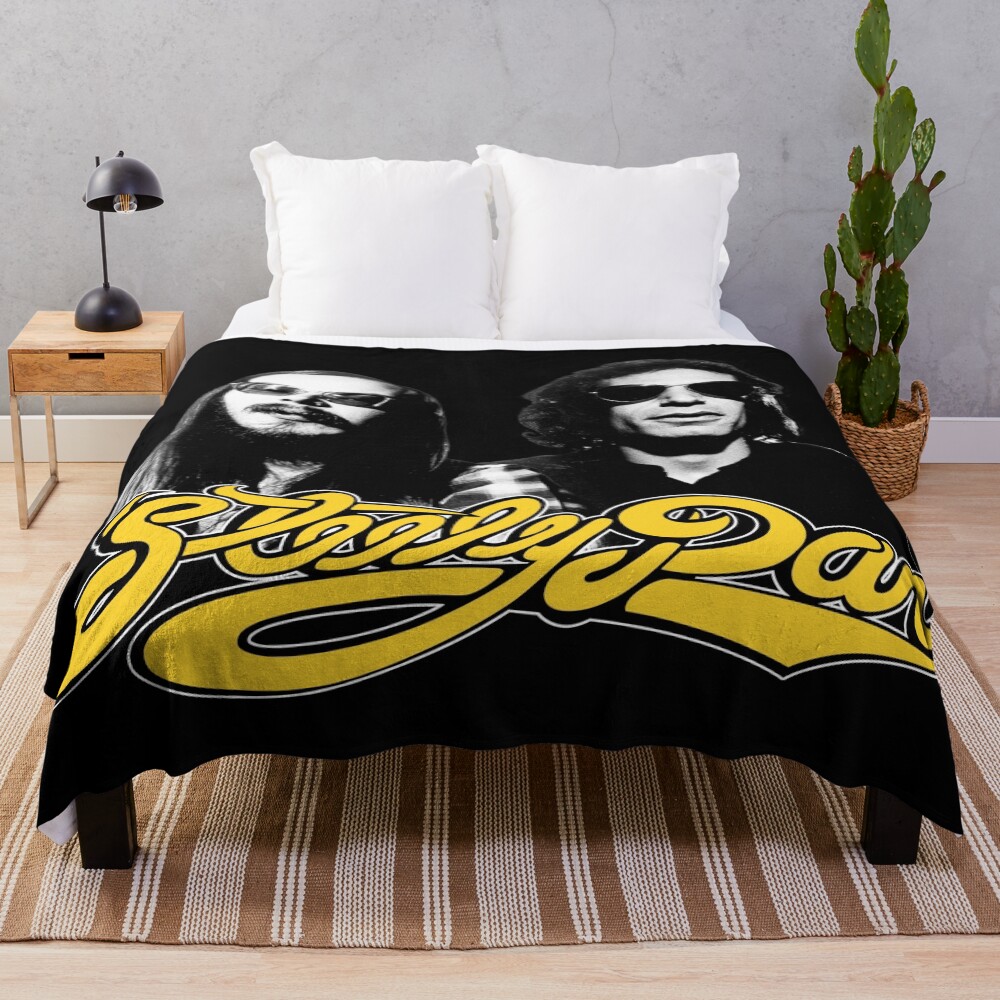 Hot Band Steely Dan Portrait Throw Blanket