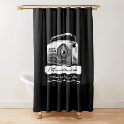 Vintage Fm Steely Dan Shower Curtain