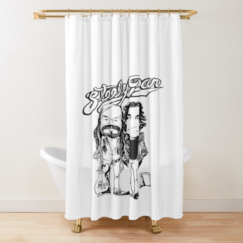 Steely Dan Chibi Retro Collection Shower Curtain