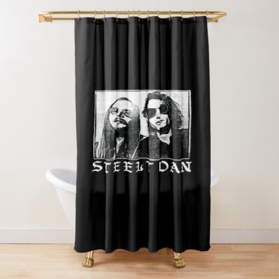 Steely Dan Retro Style Faded Design Shower Curtain
