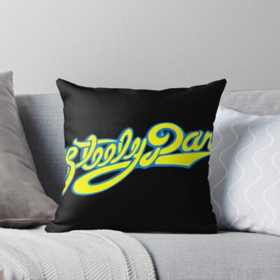 Steely Dan Logo Collection Throw Pillow