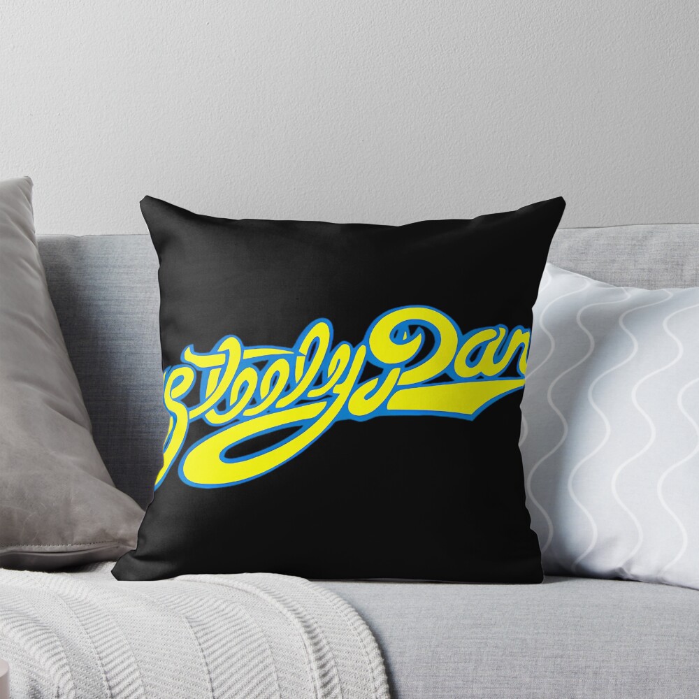 Steely Dan Logo Collection Throw Pillow