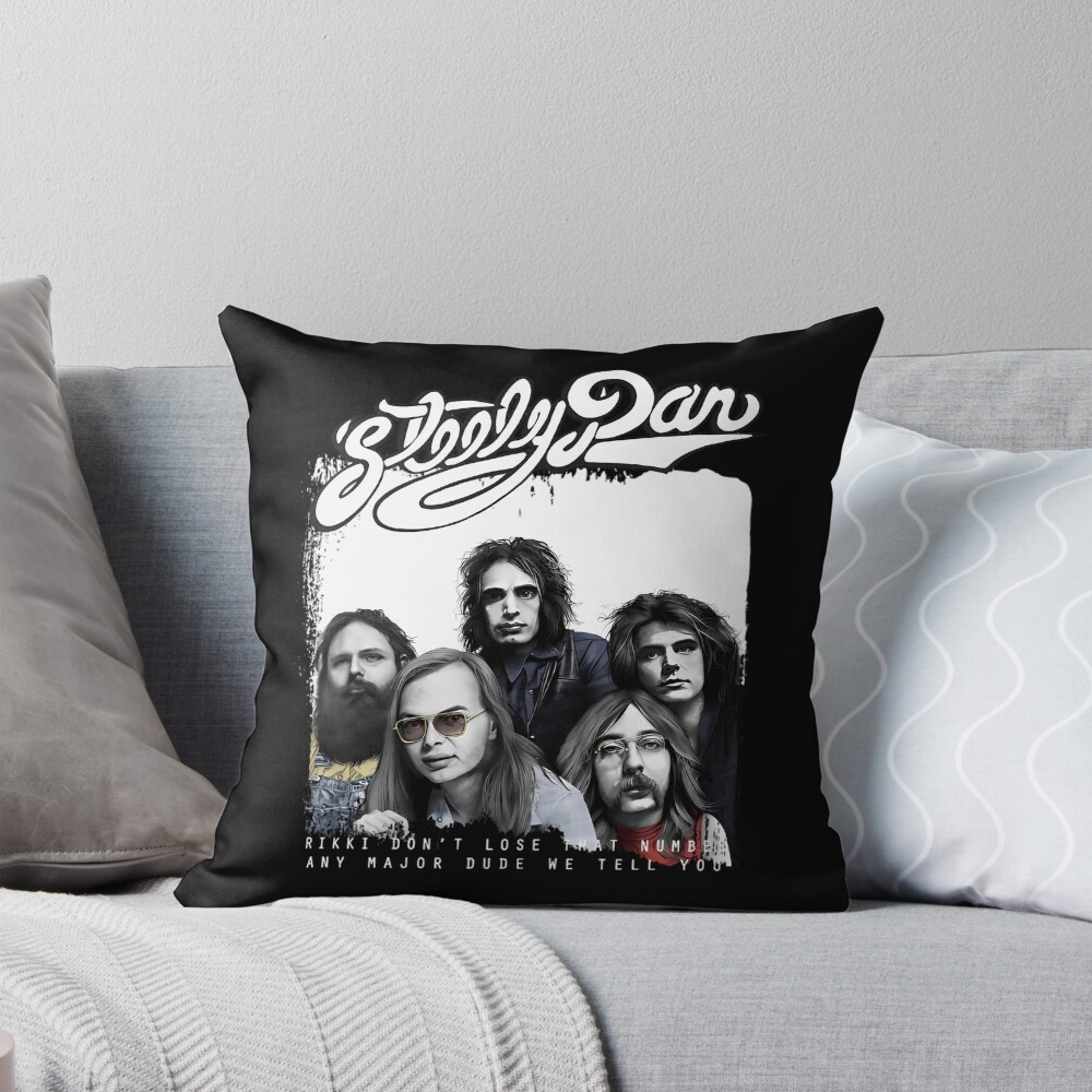Best Selling Steely Dan Band Retro Throw Pillow