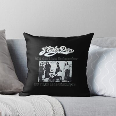 Steely Dan Rikki Dont Lose That Number Throw Pillow