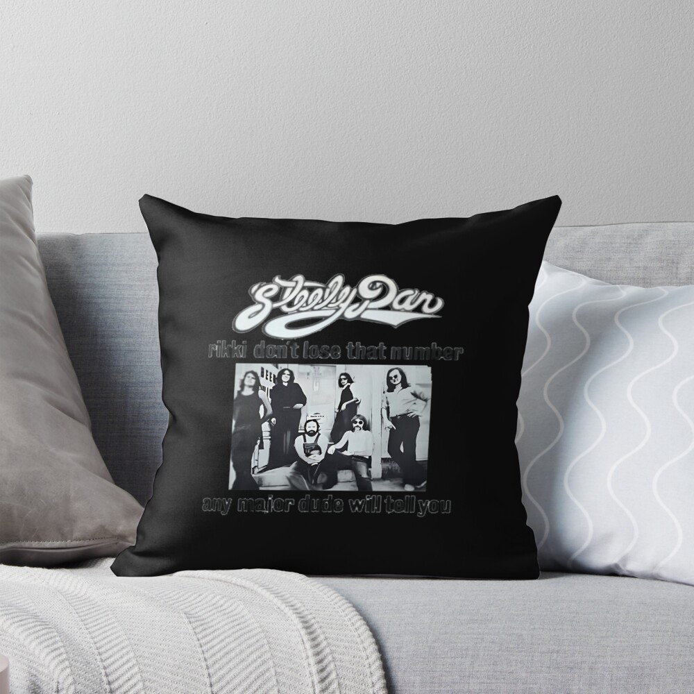 Steely Dan Rikki Dont Lose That Number Throw Pillow
