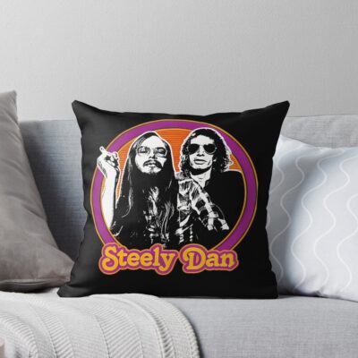 Steely Dan Tour 2023 Vintage Design Throw Pillow
