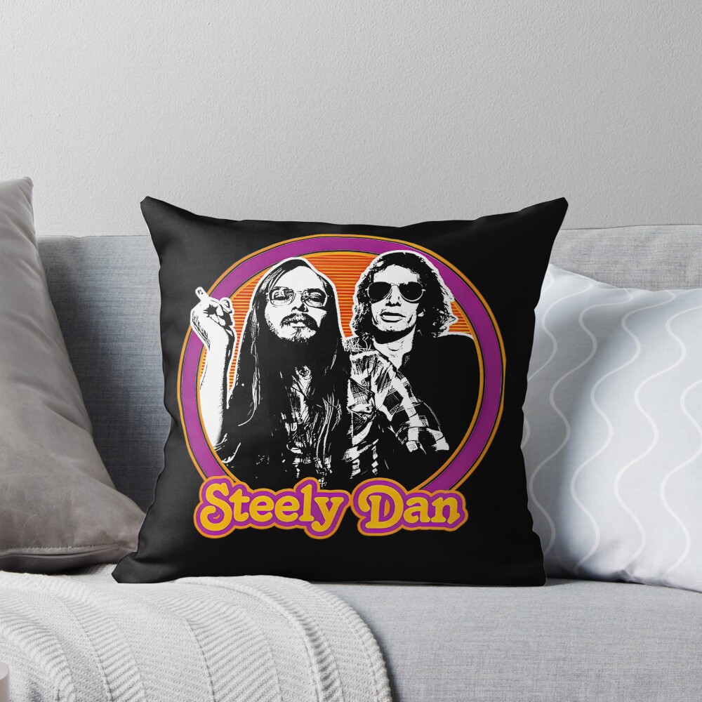 Steely Dan Tour 2023 Vintage Design Throw Pillow